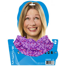 Bandana M-WAVE Purple Squared - Img 2
