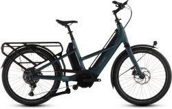BICICLETA ELECTRICA CUBE LONGTAIL HYBRID 800 ROYALGREEN BLACK 2026 One Size
