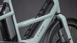 BICICLETA ELECTRICA CUBE LONGTAIL HYBRID COMFORT 800 MINERALGREY REFLEX 2026 One Size - Img 3