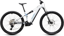 BICICLETA ELECTRICA CUBE STEREO HYBRID ONE44 HPC PRO 800 METALLICWHITE BLUE 2027 cadru L (20") - roti 29