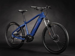 Bicicleta electrica MTB Hardtail HAIBIKE Alltrack 4 27.5 i500Wh 9-G Alivio Cool Blue Leather