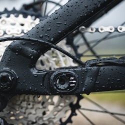 BICICLETA MTB ELECTRICA FULL SUSPENTION MARIN ALPINE TRAIL E2 GREY BLACK MARIME M - Img 8