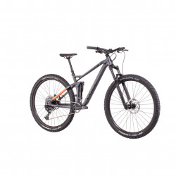 Bicicleta MTB Full Suspension CUBE Stereo 120 Pro Grey Orange