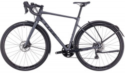 Bicicleta Sosea-Ciclocross CUBE Nuroad Race FE Grey'n'Black