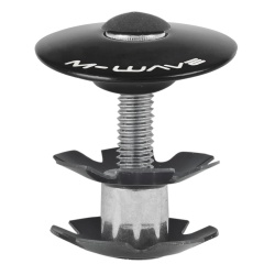 Capac si Floare Cuvete M-WAVE FORK FIX 1.1/8" Negru Anodizat - Img 4