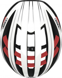 Casca bicicleta ABUS Aventor Blaze White Red L Road