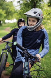 Casca copii MTB Full Face ABUS YouDrop Sage Green