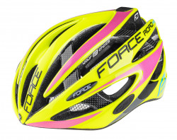 Casca Force Road Pro, fluo/roz S-M (54-58 cm)