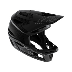 Casca Leatt MTB Gravity 6.0 Carbon Stealth Black/Grey XL - 61-62cm
