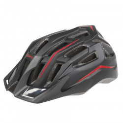 Casca Mighty Black Hawk M 52-58 negru/rosu