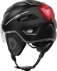 CASCA PENTRU BICICLETA ABUS PEDELEC 2.0 ACE CU LUMINA SPATE, HUSA PLOAIE SI VIZIERA FATA - Img 10