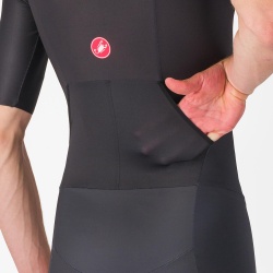 Costum triatlon cu maneca scurta TRI Castelli Core TRI SS, pentru barbati, negru, M - Img 3