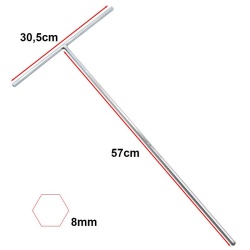 Imbus 10mm M10/58cm pentru trotineta Smartgyro