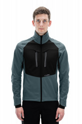 Jacheta CUBE Blackline Softshell Jacket Safety Black'n'Grey - Img 2