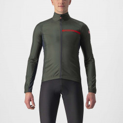 Jacheta de vant Castelli Squadra Stretch Kaki