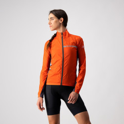 Jacheta de vant Castelli Squadra Stretch W de dama Portocaliu