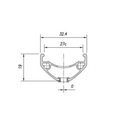 Janta MACH 1 Cross-R 29" 32H Negru Disc