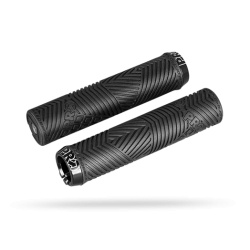 Mansoane ghidon bicicleta PRO Dual Lock on Sport, Negre