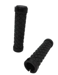 Mansoane MTB SXT ZN-045 - 130 mm Lock-On Dublu Negru - Img 3