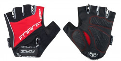 Manusi Force Grip gel negru/rosu
