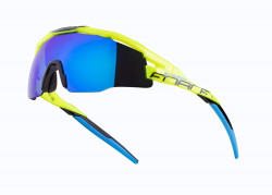 Ochelari Force Everest, lentila albastra oglinda, fluo