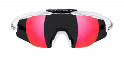 Ochelari Force Everest, lentila rosie oglinda, alb/negru - Img 2