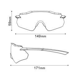 Ochelari SHIMANO Equinox Ridescape OR Off Road Matte Black