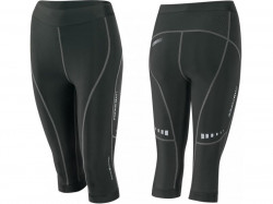 Pantaloni 3/4 fara bazon Force Lady Fitness negru