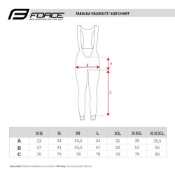 Pantaloni lungi cu bretele fara bazon FORCE Z70 Negru