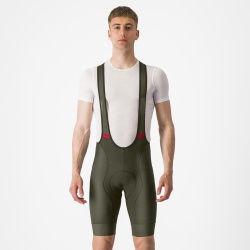 Pantaloni scurti cu bretele Castelli Competizione, Verde Inchis, XXXL