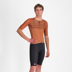 Pantaloni scurti cu bretele Castelli Free Aero Race S, pentru barbati, negru, M