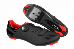 Pantofi ciclism FLR F-11 Pro Road - Negru-Rosu