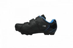 Pantofi ciclism FLR F-55 III Elite MTB - Negru-Albastru