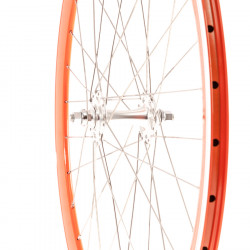 Roata Fata Single Speed/Fixie SXT 700-32H 40 mm Portocaliu - Img 2