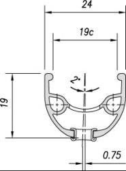 Roata Spate 26"(559) x 32H MEDIUS - 2R Capsata silver - Img 3