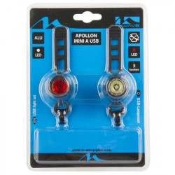 Set Flash cu Acumulator M-WAVE APOLLON MINI A USB - Img 2