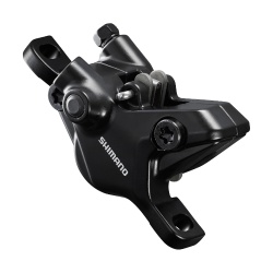 Set frana biciclete MTB Shimano DEORE BL-M4100+BR-MT420/410 4 pistoane fata 2 pistoane VRAC spate - Img 2