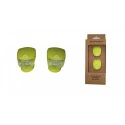 Set lumini fata/spate Sprint din silicon verde