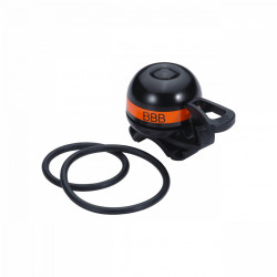 Sonerie pentru bicicleta BBB-14 Easyfit negru-portocaliu/galben/magenta