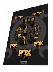 Stickere adezive amortizor FOX Factory DPX2 Sunset Gradient 2020