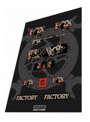 Stickere adezive amortizor FOX Float X2 Camo Desert 2020