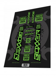 Stickere adezive furca ROCKSHOX Boxxer Select RC Toxic Green 2022