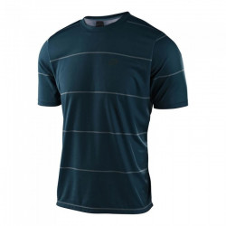 Tricou Bicicleta Troy Lee Designs Flowline Ss Stacked Light Marine