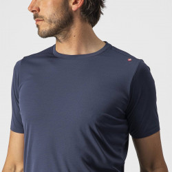 Tricou casual Castelli Tech 2 Tee Bleumarin - Img 3