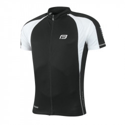 Tricou Ciclism Force T10 Negru/Alb