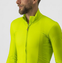 Tricou cu maneca lunga Castelli PRO Thermal Mid LS Galben Fluo - Img 3