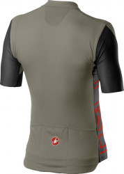 Tricou cu maneca scurta Castelli Entrata V Bark Green/Black/Red - Img 2