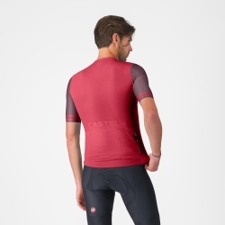 Tricou cu maneca scurta Castelli Prologo Lite 2, pentru barbati, rosu/bordo XXL - Img 2