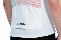 Tricou CUBE Teamline CMPT S/S White - Img 4
