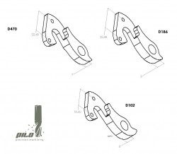 Ureche Cadru PILO D470 Pinarello - Img 2